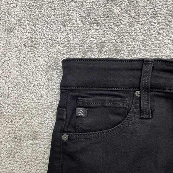 AG Adriano Goldschmied Farrah Ankle High Rise Skinny Jeans Women 25R Black 26x29 - Picture 6 of 16